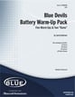 Blue Devils Battery Warm-Up Pack Marching Band sheet music cover